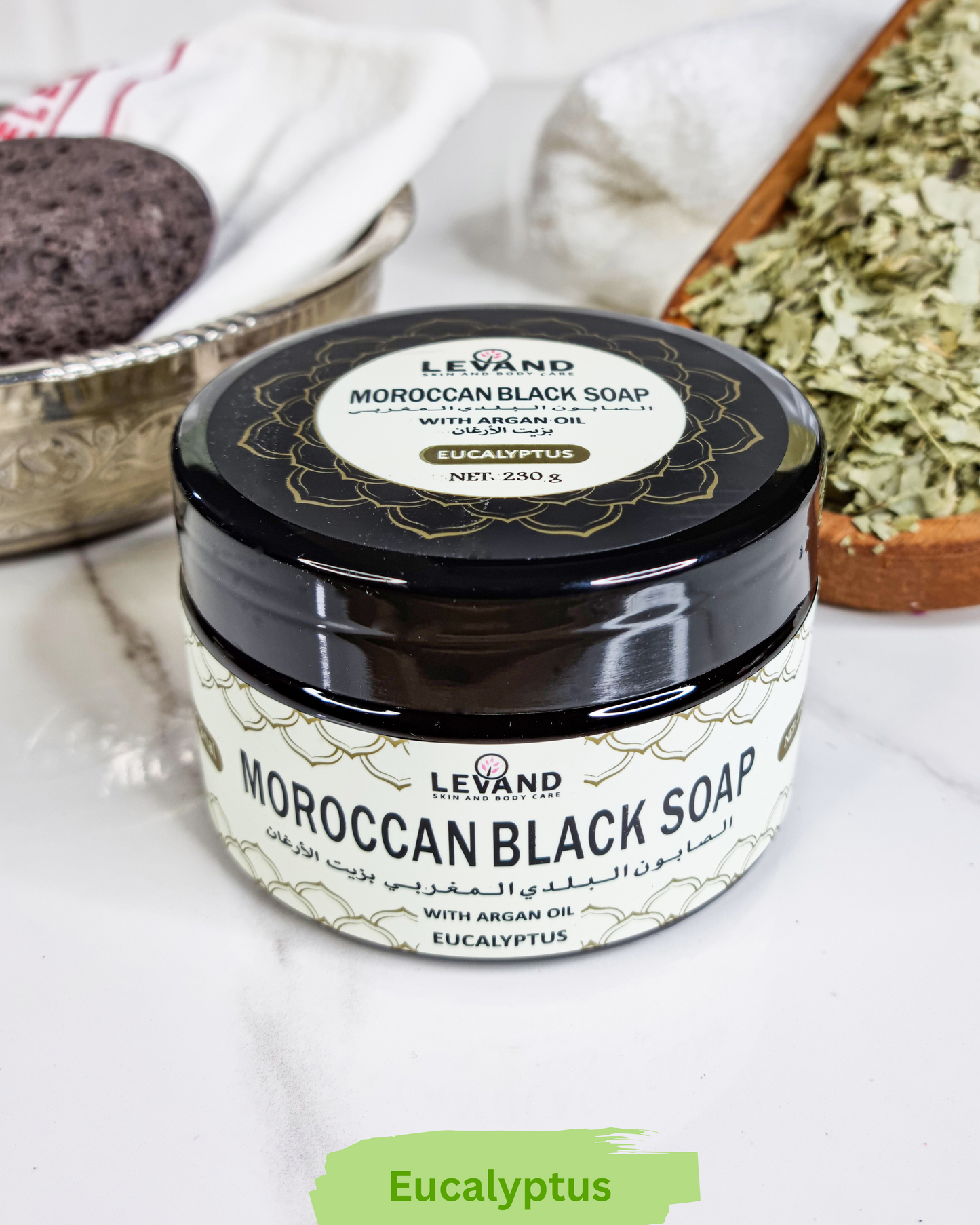 Black Moroccan Eucalyptus Soap