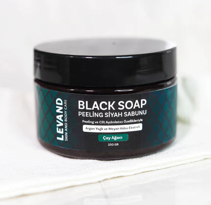 Moroccan black tea tree soap