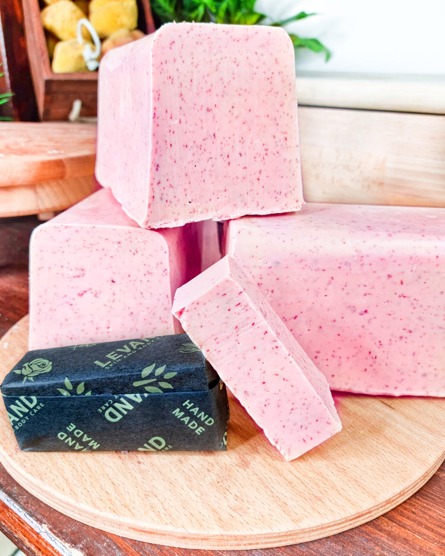 Oat & rose Handmade Soap